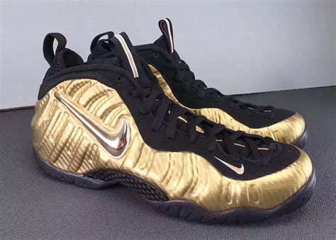 Nike foamposite pro metallic gold